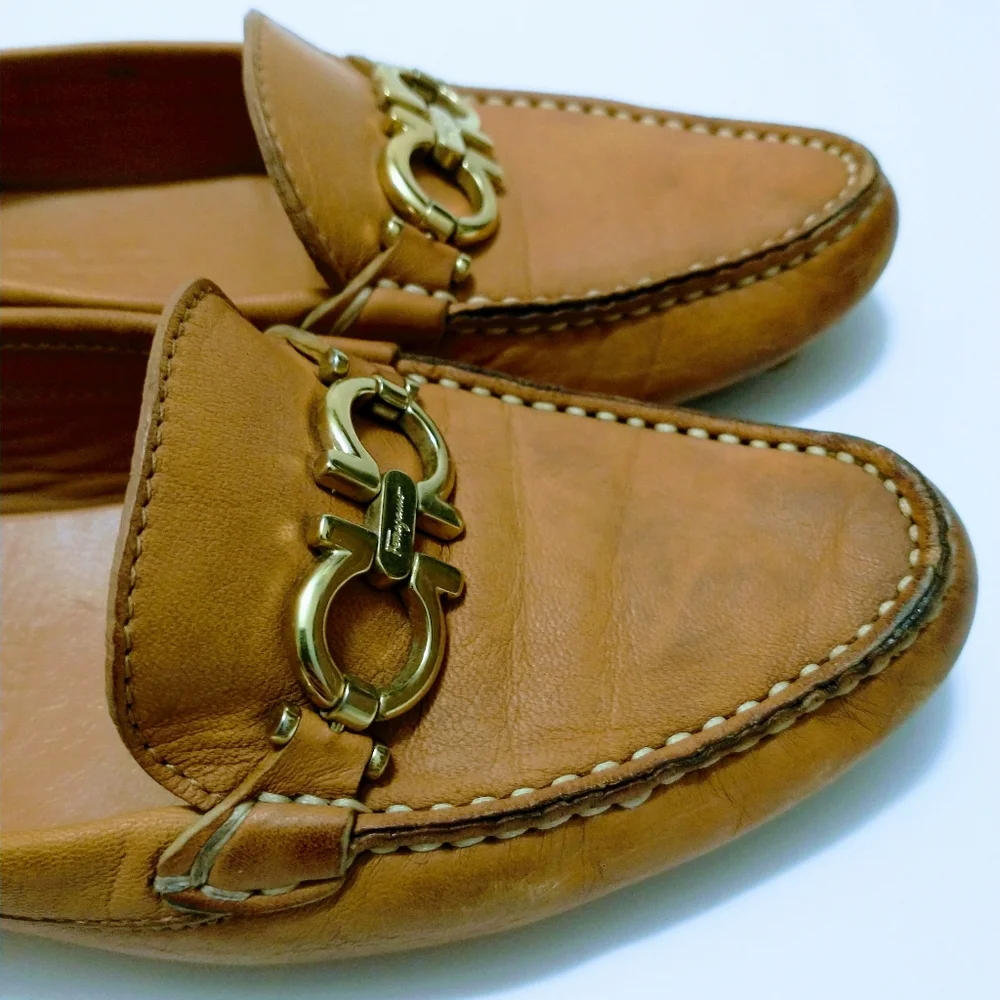 💯 Authentic Salvatore Ferragamo (Made in Italy) Women's Loafers - Picture 5 of 15